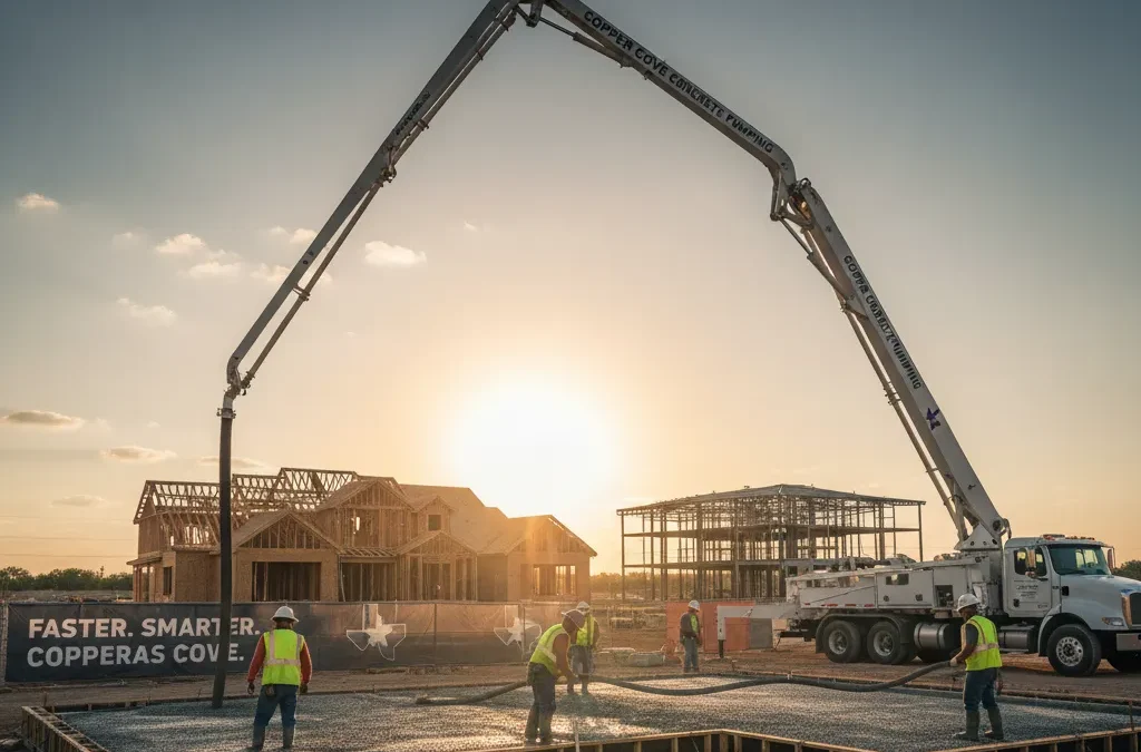 The Rise of Concrete Pumping in Copperas Cove, TX for Faster Construction